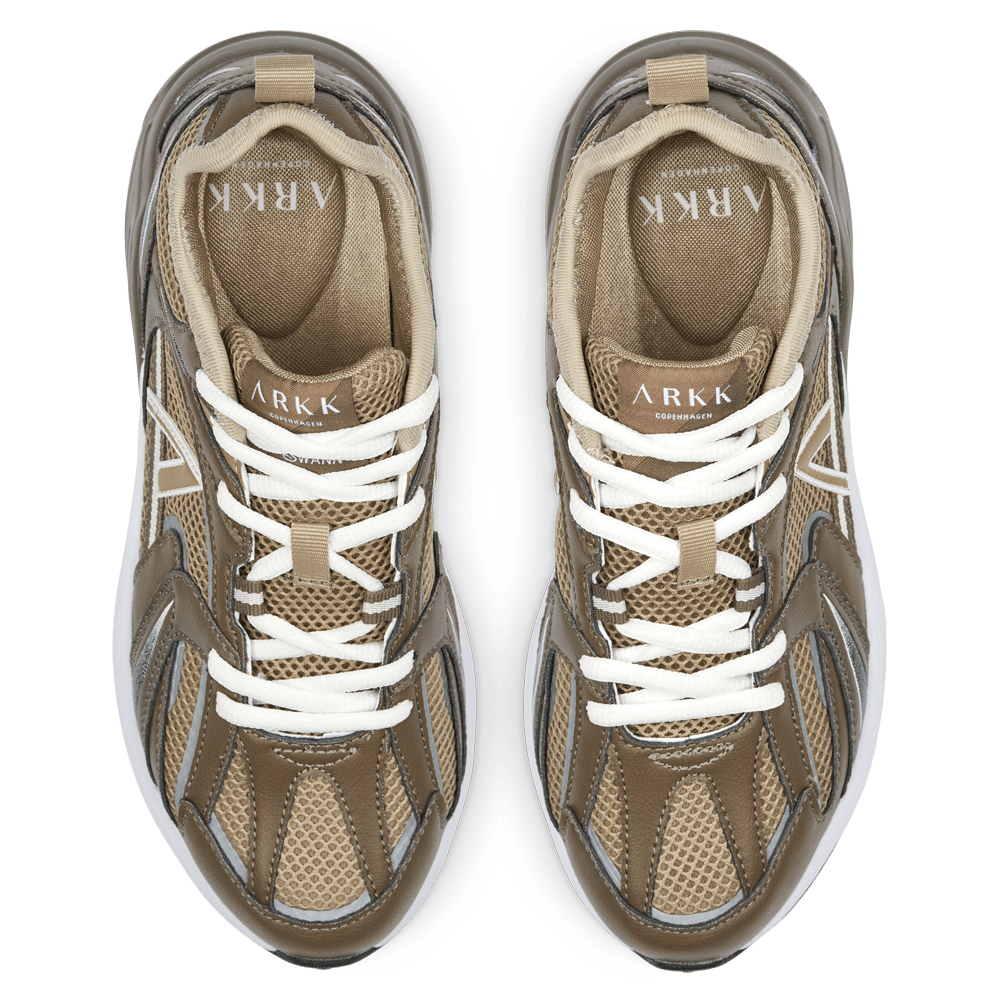 ARKK Collection Oserra Mesh S-SP | Silver Mink Dark Khaki | Men Oserra